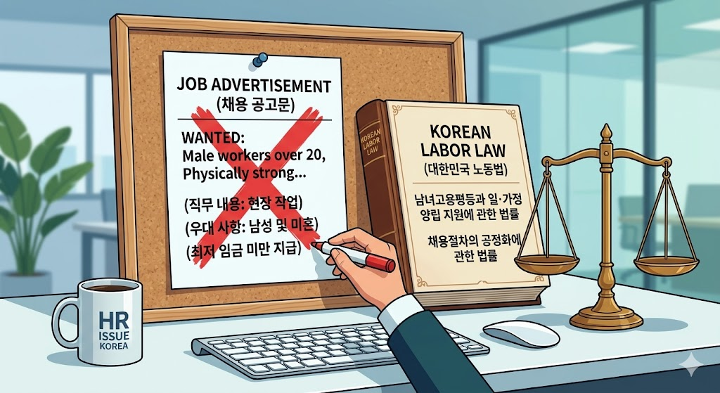 채용 공고 시 금지사항